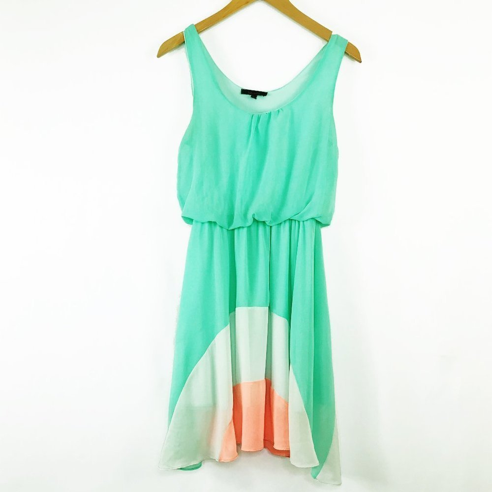 🍋Rainbow Mint Dress Lulus